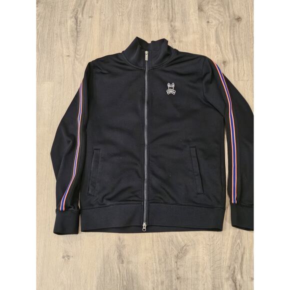 PSYCHO BUNNY Track Jacket Men´s Medium Full Zip Zipper...